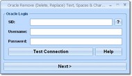 Oracle Remove (Delete, Replace) Text, Spaces & Cha screenshot